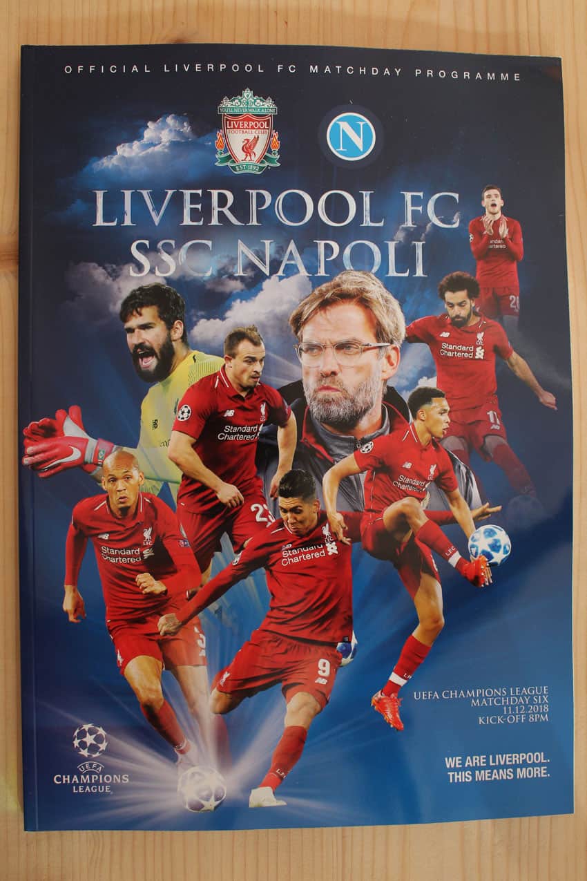 Liverpool FC v SSC Napoli